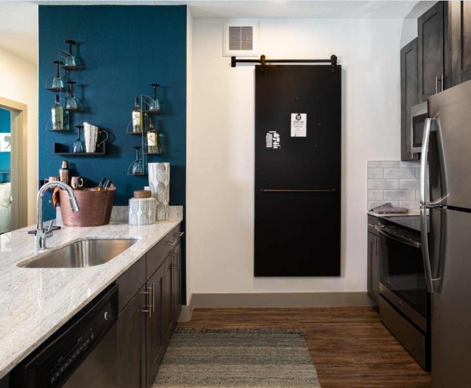Residences at Saltillo apartment interior view - Austin, TX